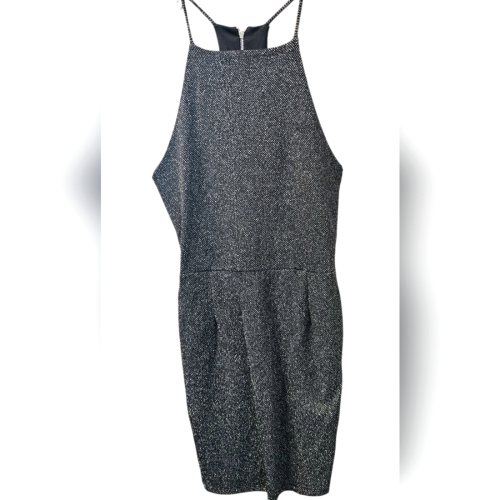 One Clothing Black Backless Dress